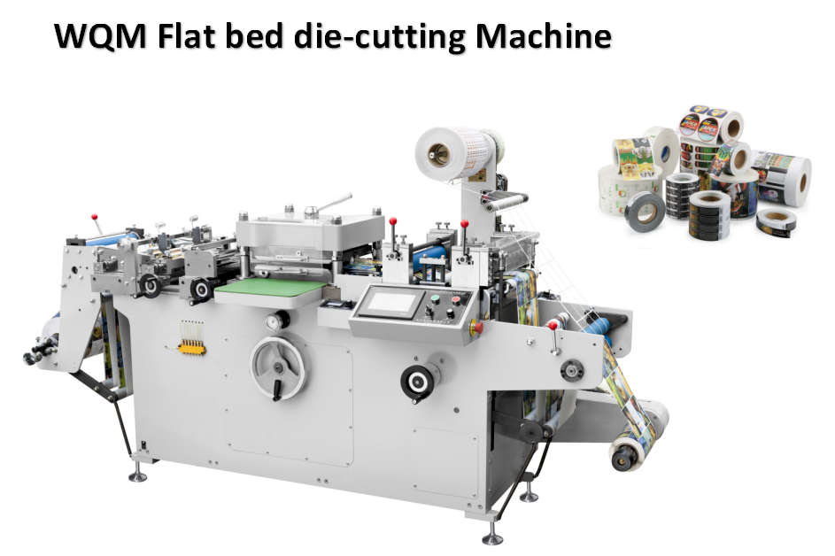 High Speed Wqm-320g Flat Bed Die Cutting Machine with Hot Stamping